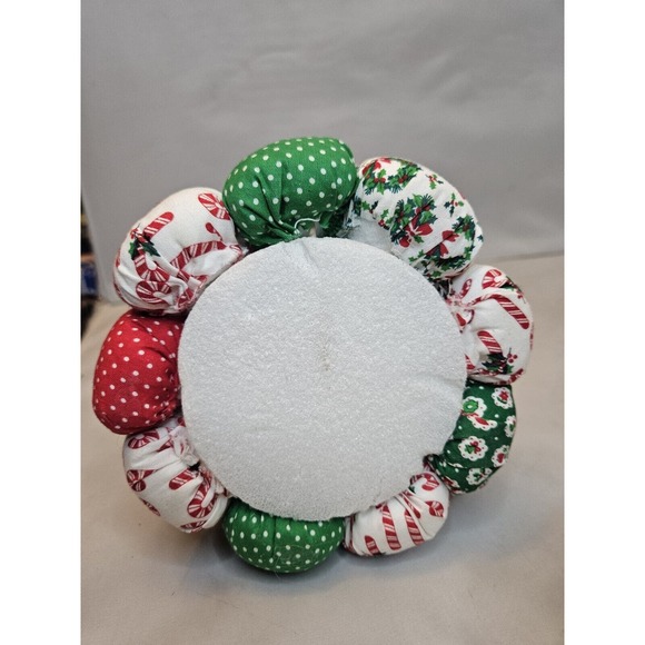 Two Fabric Stuffed Christmas Trees Handmade Table Decoration Holiday Decor - Picture 15 of 16